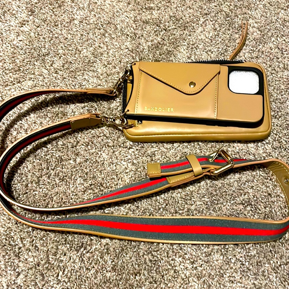 Bandolier Purse Cellphone Crossbody Bag